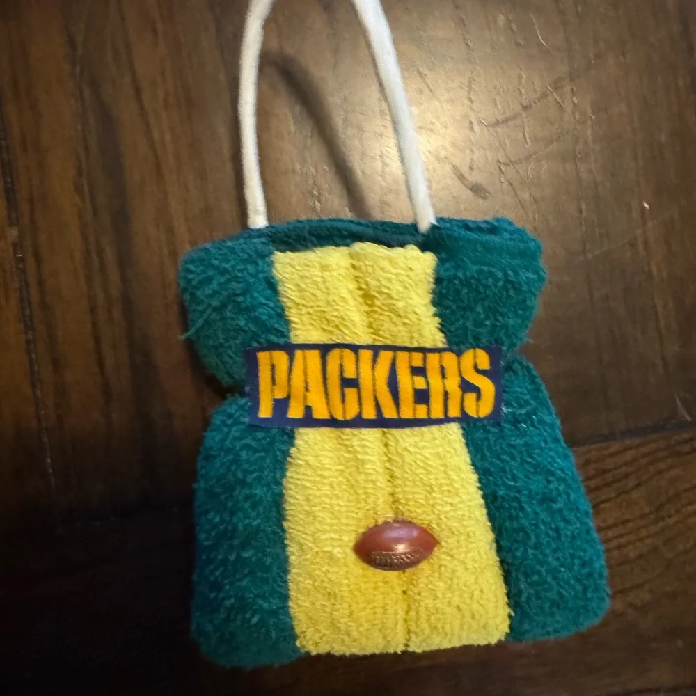 Packers Green and Yellow Hand Towel With Soap